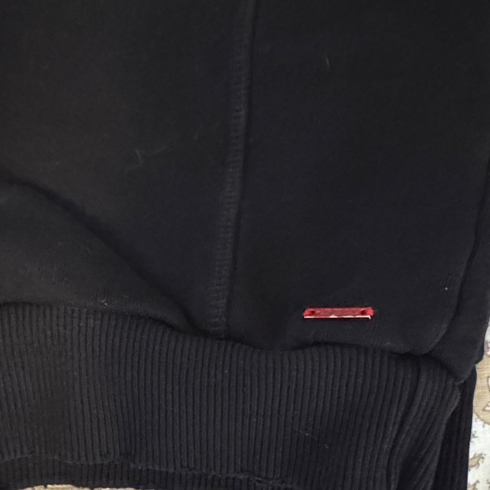 n:PHILANTHROPY Black Cold Shoulder Sweatshirt - Picture 7 of 7